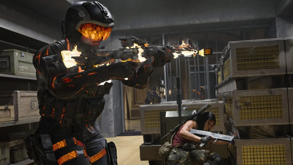 Image of Call of Duty: Black Ops 6 player aiming with gun